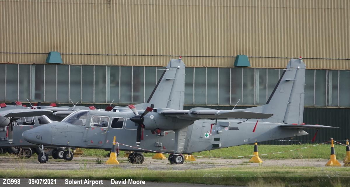 Bn Defender Demobbed - Out of Service British Military Aircraft